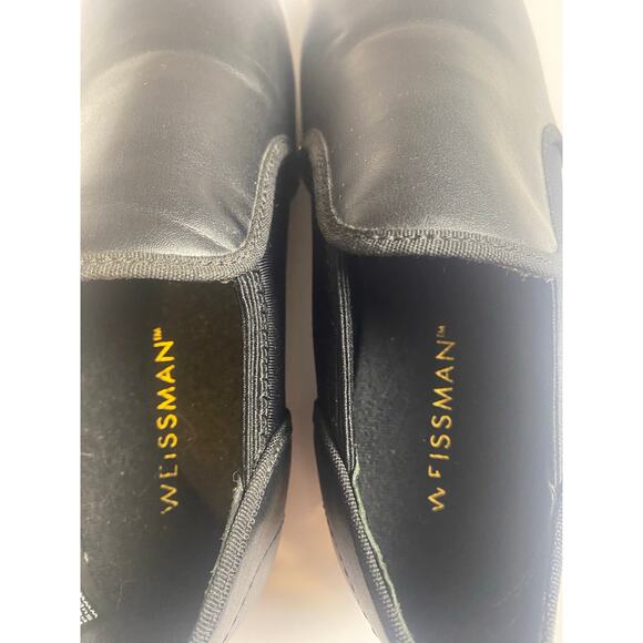 Weissman Black Slip-on Tap Dance Shoe black Size 4AM Style W1500 - Picture 5 of 8